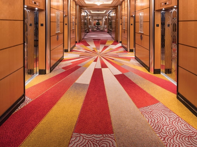 Queen Mary 2 - Lift Lobby, Deck 2