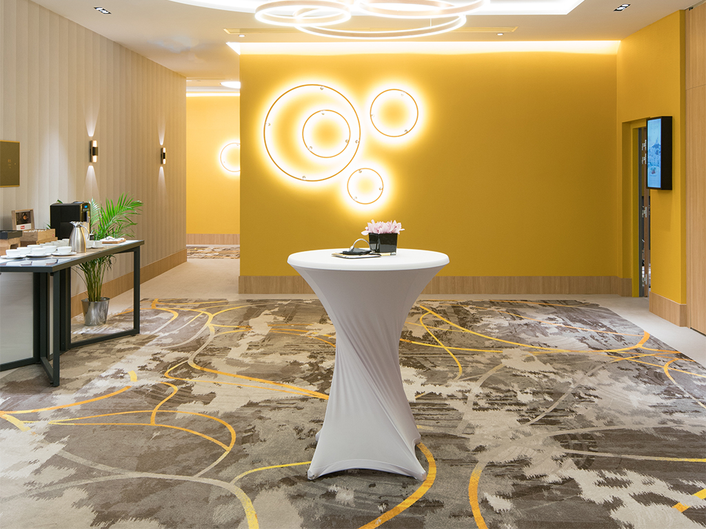Custom axminster carpet from Ulster Carpets in the Intercontinental Marseille Hotel Dieu. Photos: Stéphane ABOUDARAM | WE ARE CONTENT(S)