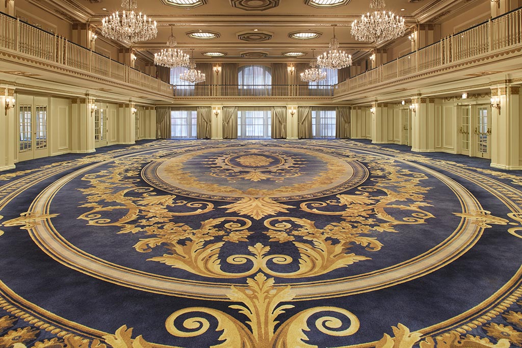 The Grand Ballroom Carpet at The Drake Hotel in Chicago