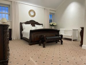 Ulster carpet in bedroom