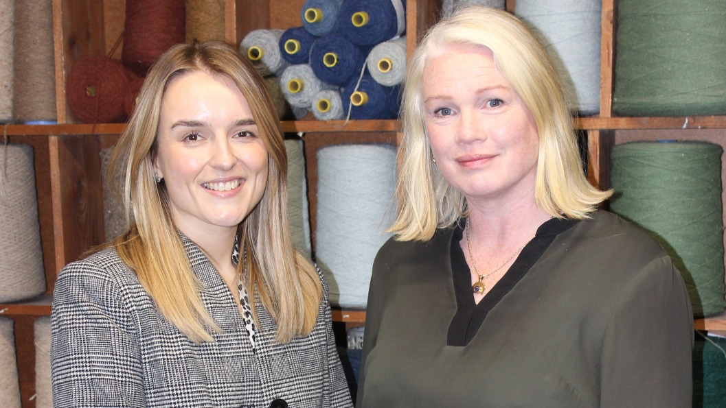 Ulster Carpets Sales Executives Chelsey Lenaghan and Katie O'Brien