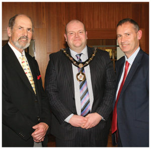 Edward, Mayor of Craigavon and Nick 