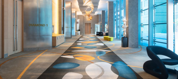Bespoke carpet in Sofitel Dubai Downtown