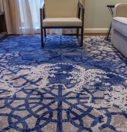 Custom rug in The Residence Inn by Marriott Aberdeen