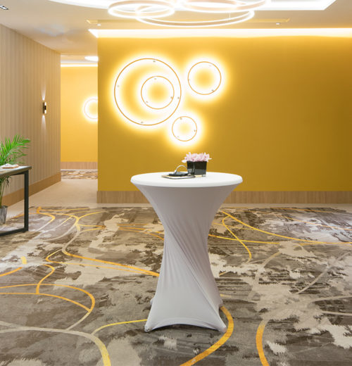 Bespoke Ulster axminster carpet in the Intercontinental Marseille Hotel Dieu. Photos: Stéphane ABOUDARAM | WE ARE CONTENT(S)