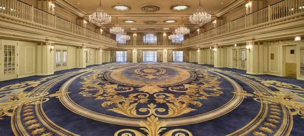 Bespoke ballroom carpet