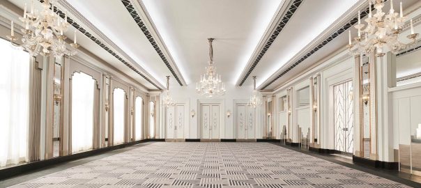 Claridges London Ballroom custom carpet from ulster