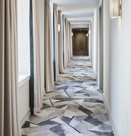 Corridor carpet in London Marriott Grosvenor Square