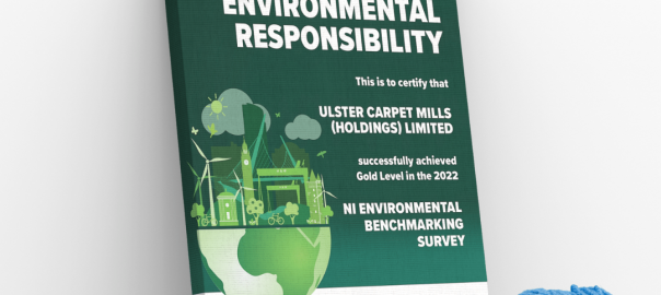 GOLD AWARD FOR GOING GREEN AT ULSTER CARPETS