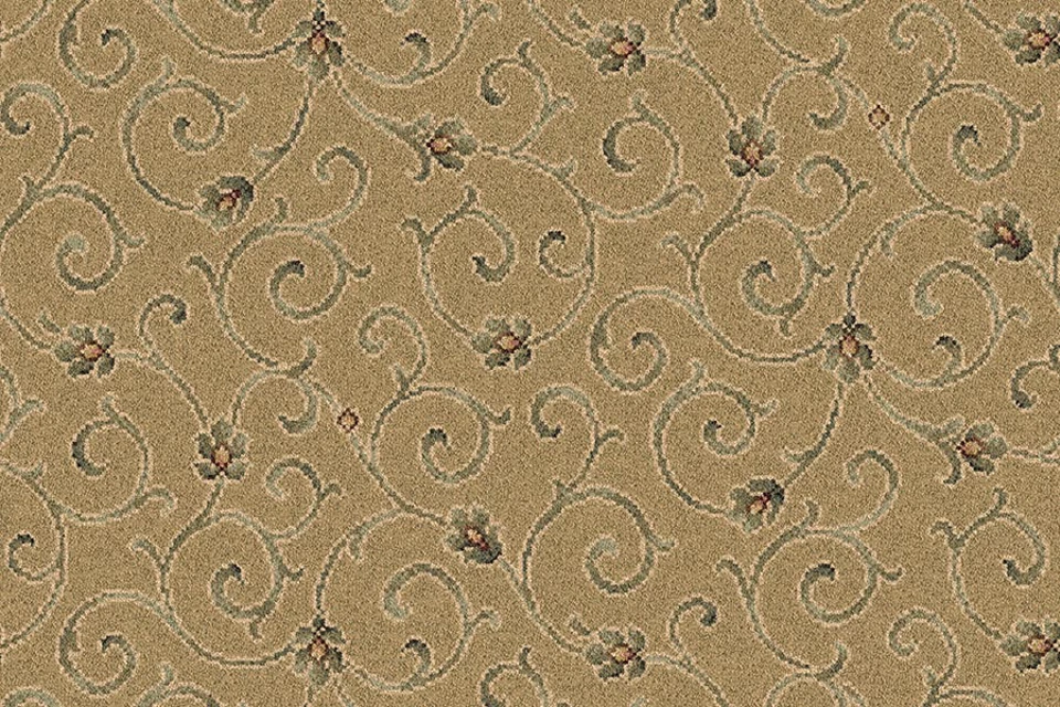 A swatch of Anatolia Scroll Isis from Ulster Carpets