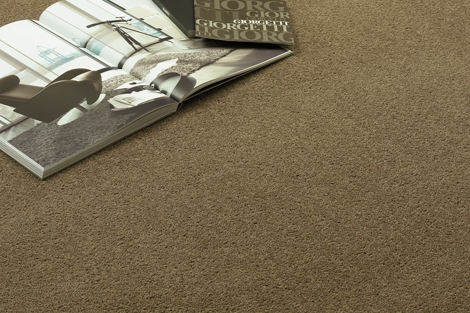 An example of York Wilton Flint from Ulster Carpets in a home setting