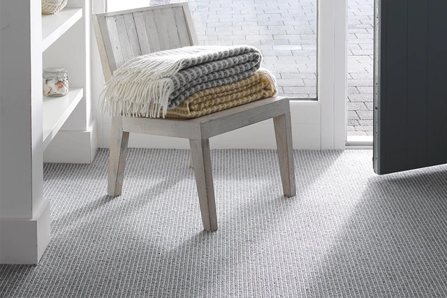 An example of Habitus Strond Bay from Ulster Carpets in a home setting.