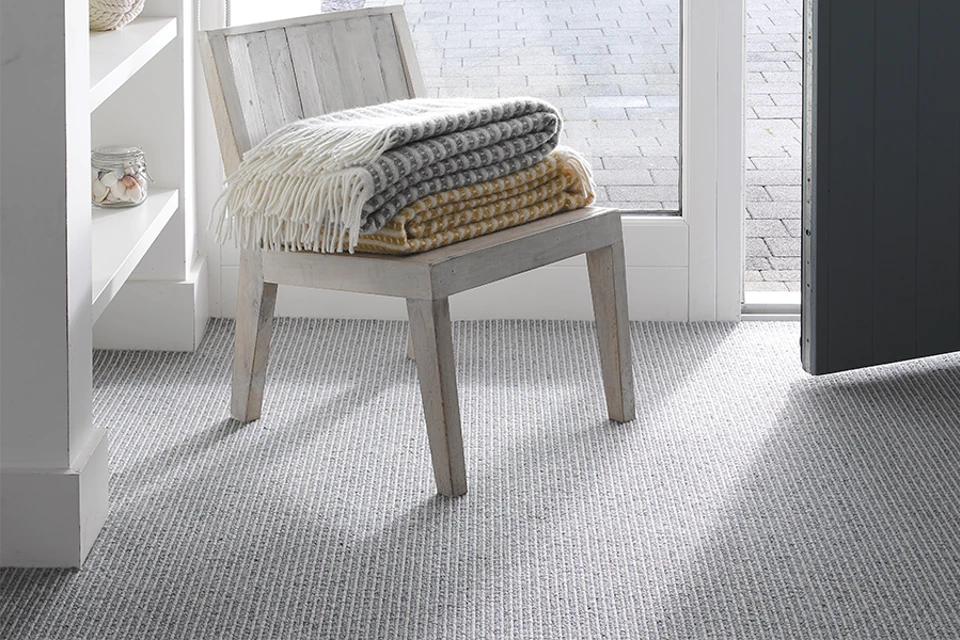 An example of Habitus Strond Bay from Ulster Carpets in a home setting.
