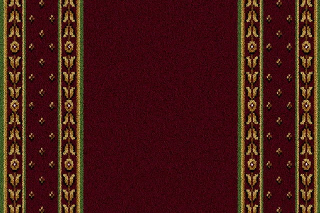  A swatch of a Sheriden Bordeaux Runner from Ulster Carpets
