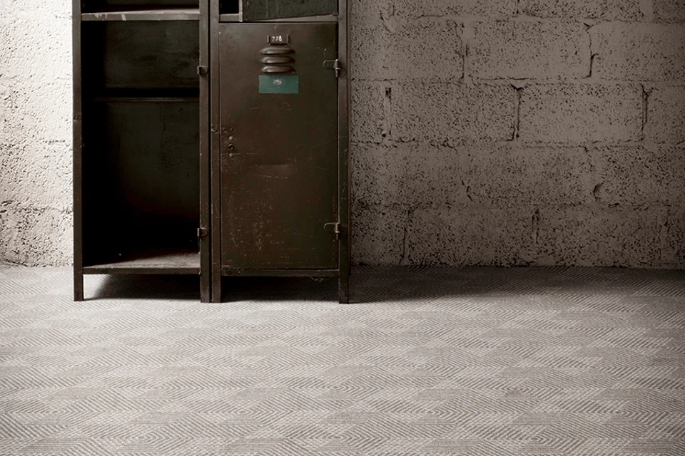 An example of Vescent Arbor Alloy from Ulster Carpets in a home setting.