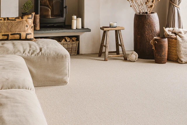 An example of Natural Choice Blends Bellweather from Ulster Carpets in a room setting