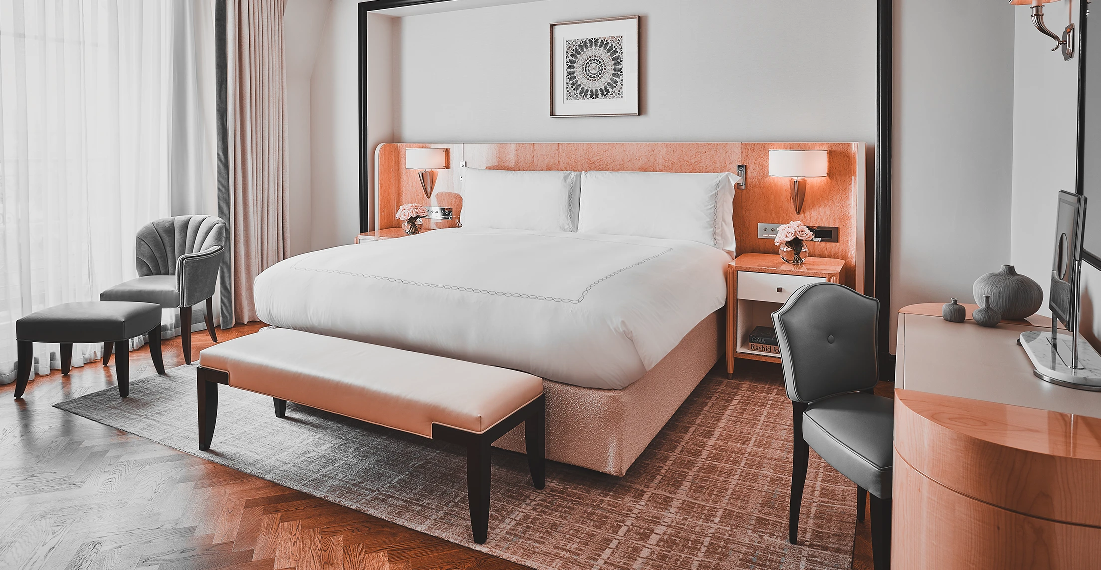 Custom carpets by Ulster Carpets for Claridges, London.