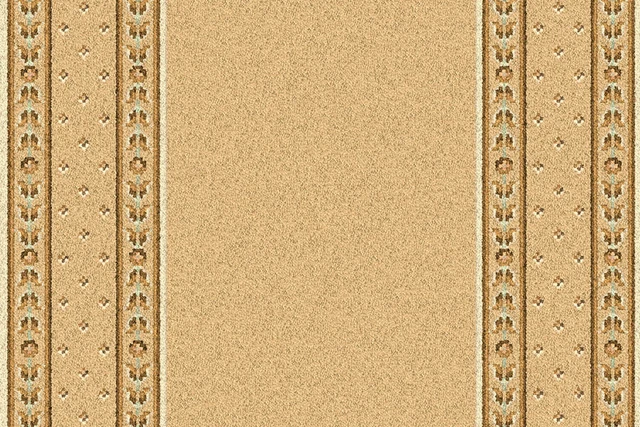 A swatch of a Sheriden Regency Cream Runner from Ulster Carpets