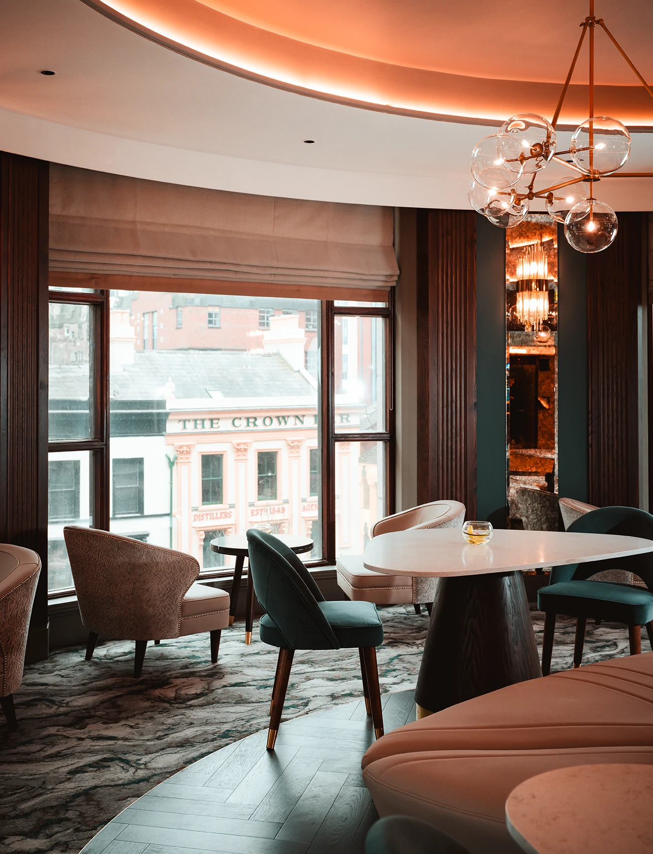 Custom carpets by Ulster Carpets for the Europa Hotel, Belfast.