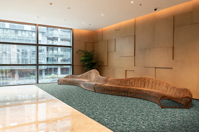 An example of Natura Alder Kemp from Ulster Carpets in a modern room setting 