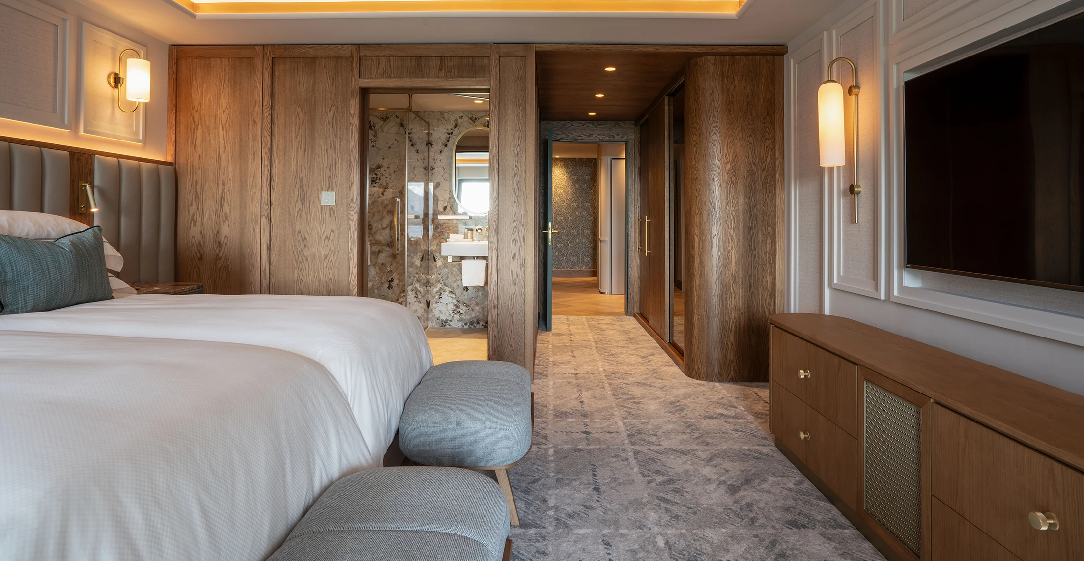 Custom carpets by Ulster Carpets at The Europe Hotel & Resort, Killarney.