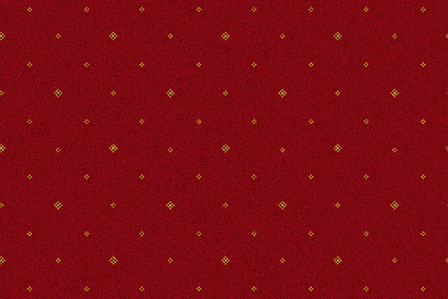 A swatch of Tazmin Red Pindot from Ulster Carpets