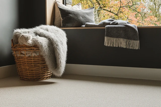 An example of Open Spaces Queenstown Sandcastle from Ulster Carpets in a home setting.