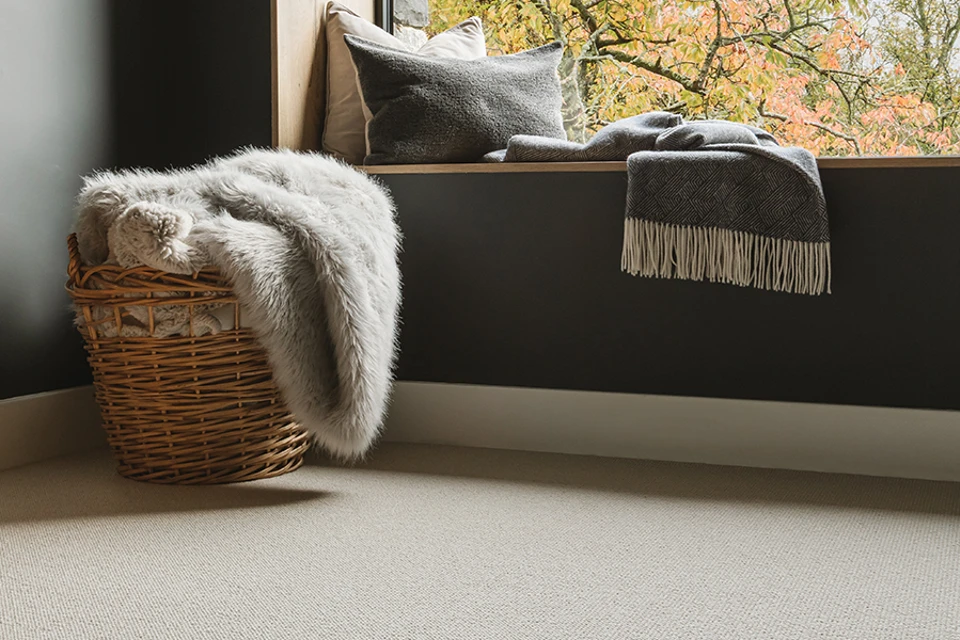 An example of Open Spaces Queenstown Sandcastle from Ulster Carpets in a home setting.