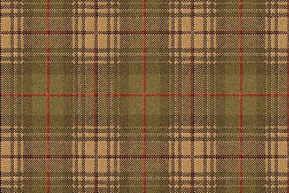 A swatch of Beaumont Antique Green from Ulster Carpets
