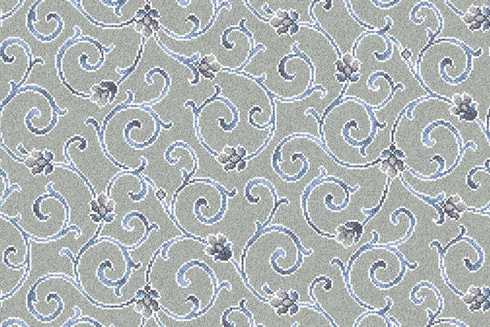A swatch of Anatolia Scroll Aswan from Ulster Carpets