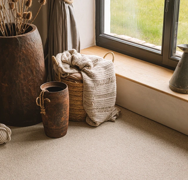 Natural Choice Blends Bellwether from Ulster Carpets in a room setting.
