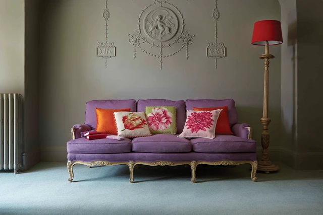 An example of York Wilton Meadow from Ulster Carpets in a home setting