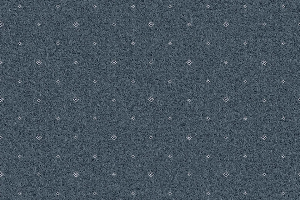 A swatch of Tazmin Prussian Pindot from Ulster Carpets