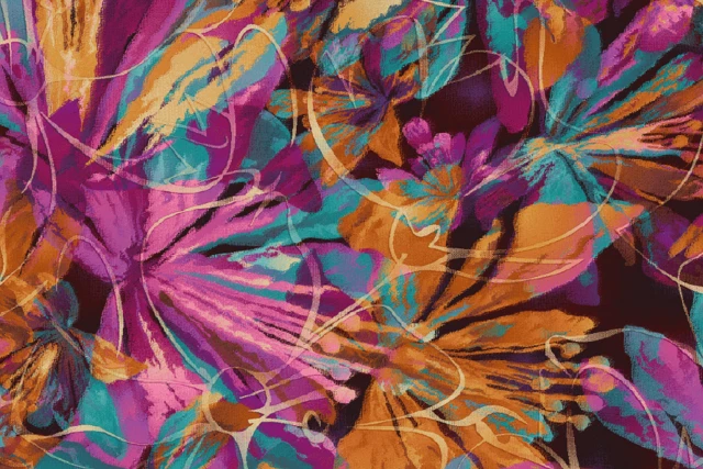 A swatch from the Frida Kahlo Designers' Edit Collection from Ulster Carpets.