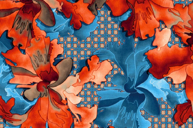 A swatch from the Frida Kahlo Designers' Edit Collection from Ulster Carpets.