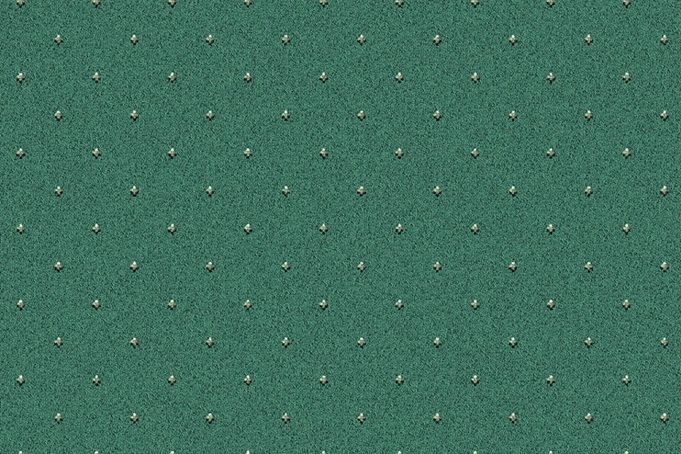 A swatch of Athenia Pale Green Pindot from Ulster Carpets