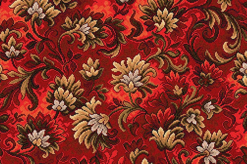 A swatch of Glenavy Vesuvius from Ulster Carpets