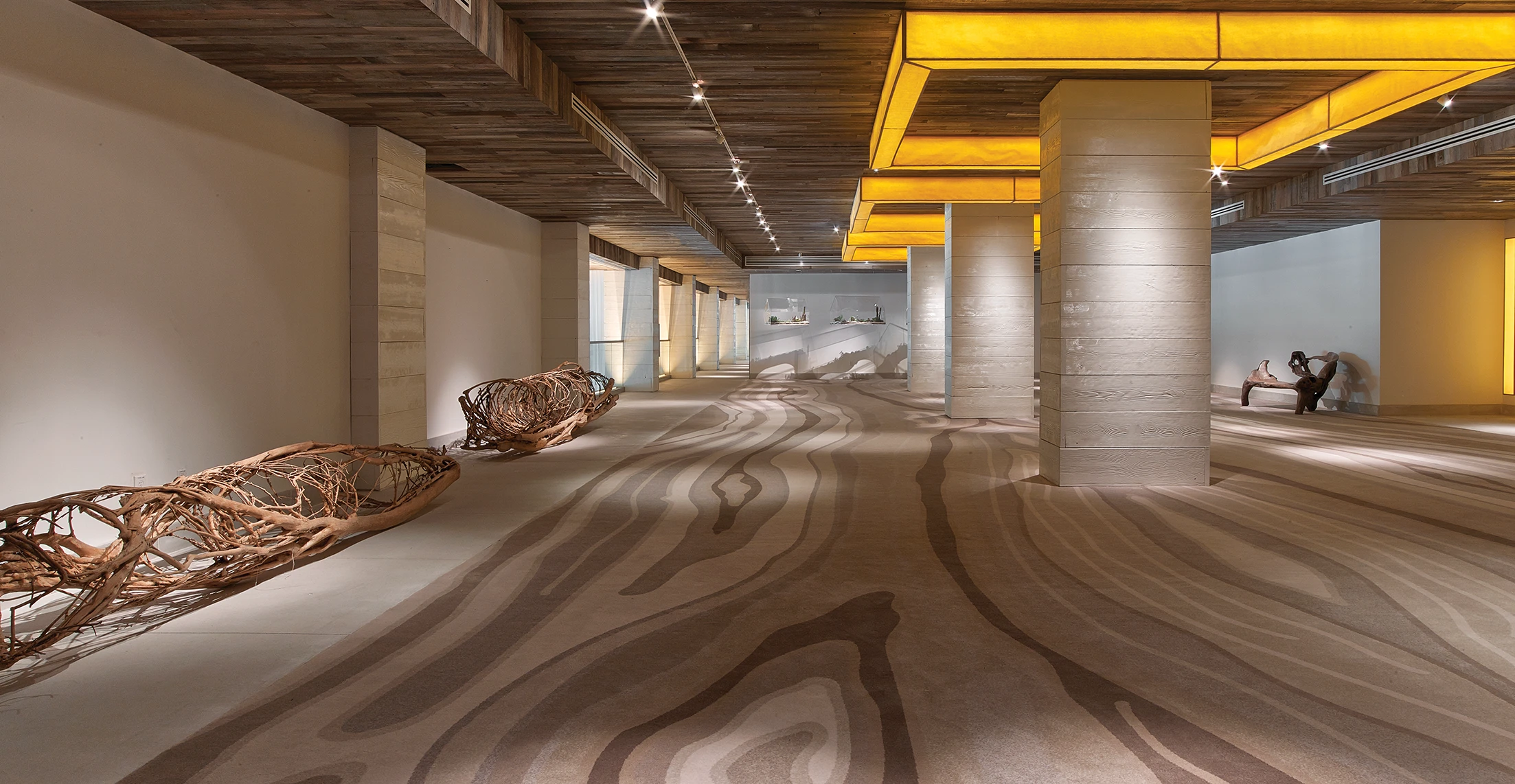 Custom carpets at 1 South Beach Miami by Ulster Carpets.