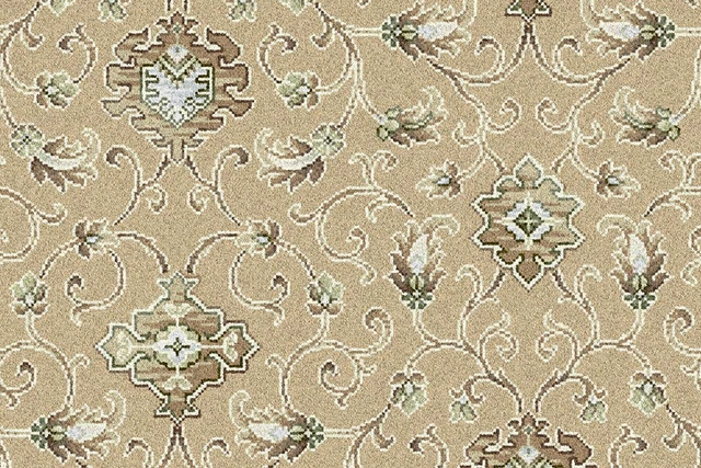 A swatch of Anatolia Medallion Delta from Ulster Carpets
