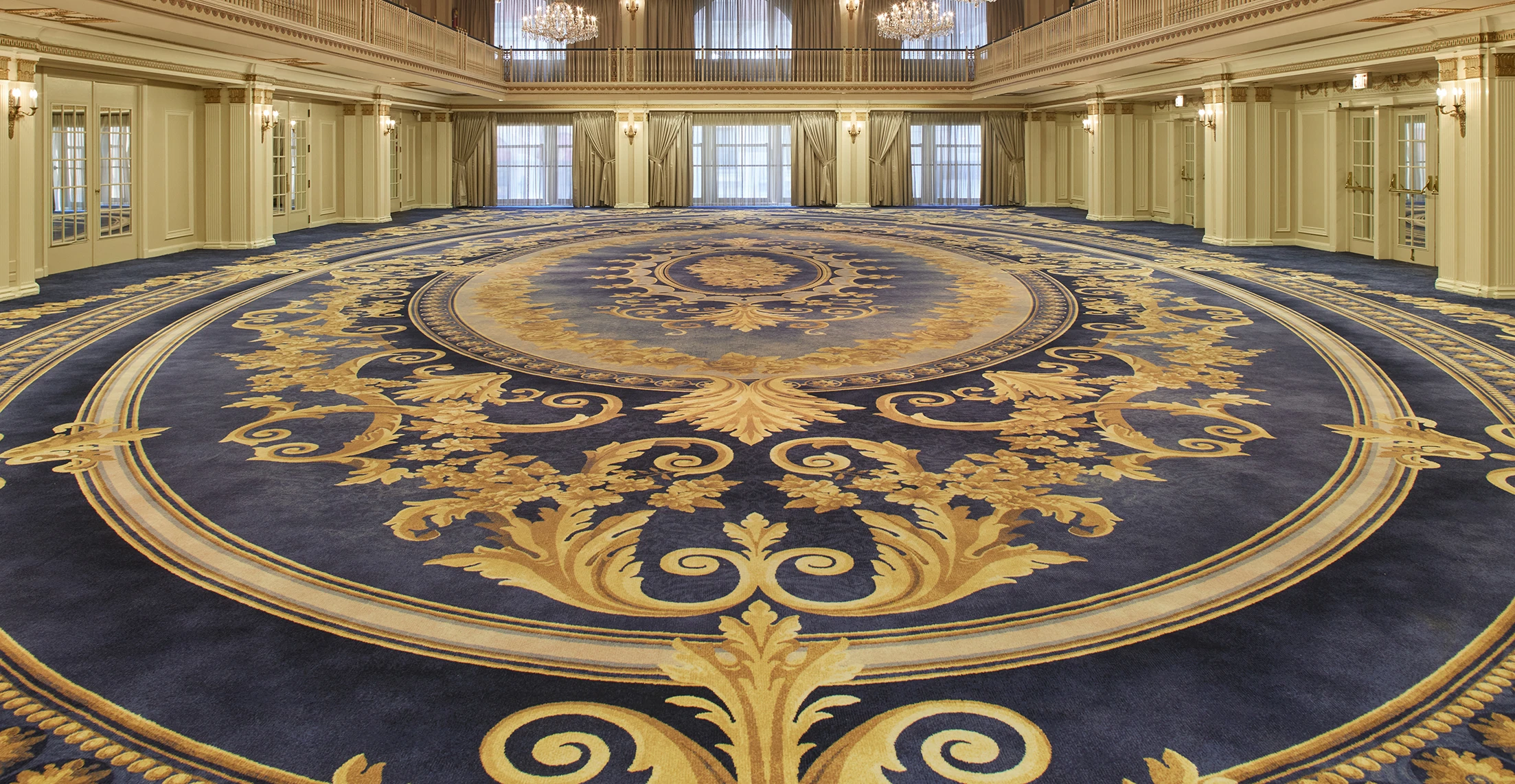 Custom carpets by Ulster Carpets for The Drake.