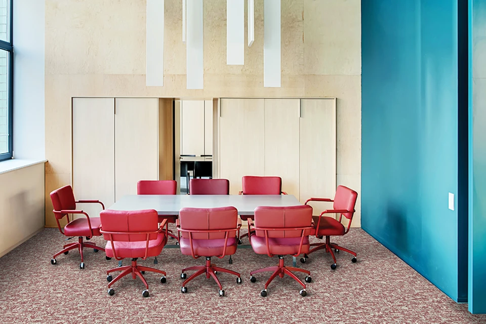 An example of Natura Alder Ribe from Ulster Carpets in a hospitality setting