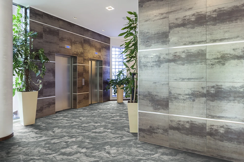 An example of Natura Arcus Lumen from Ulster Carpets in a modern setting