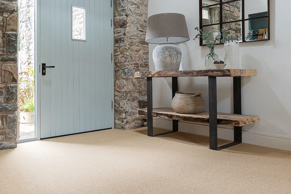 An example of Habitus Croft Wicker from Ulster Carpets in a home setting.