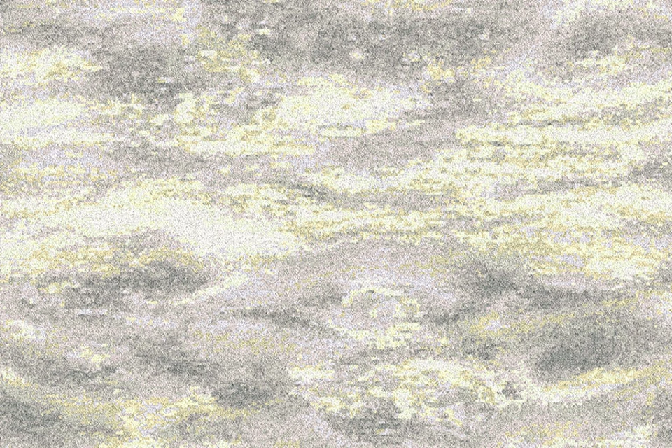 A swatch of Watercolours Mineral Ombre from Ulster Carpets