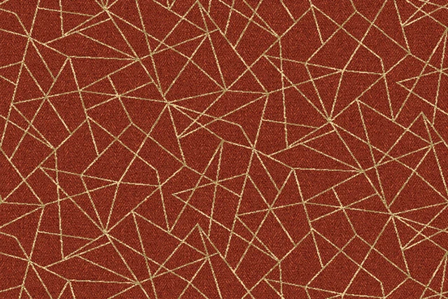 A swatch of Vescent Linea Cadmium from Ulster Carpets