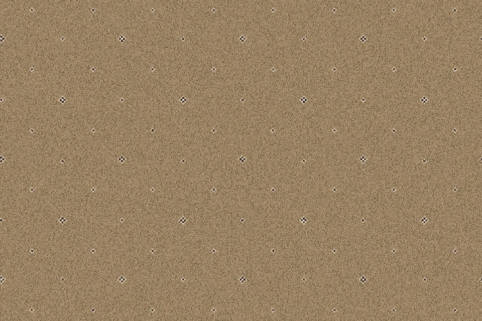 A swatch of Tazmin Umber Pindot from Ulster Carpets