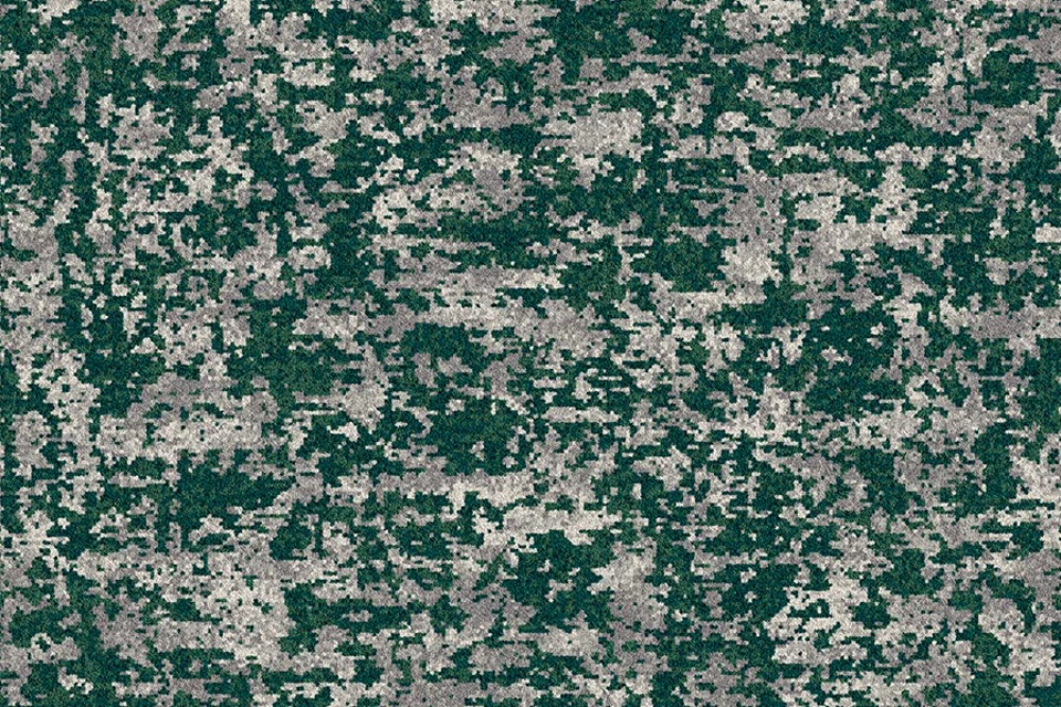 A swatch of Natura Alder Kelp from Ulster Carpets