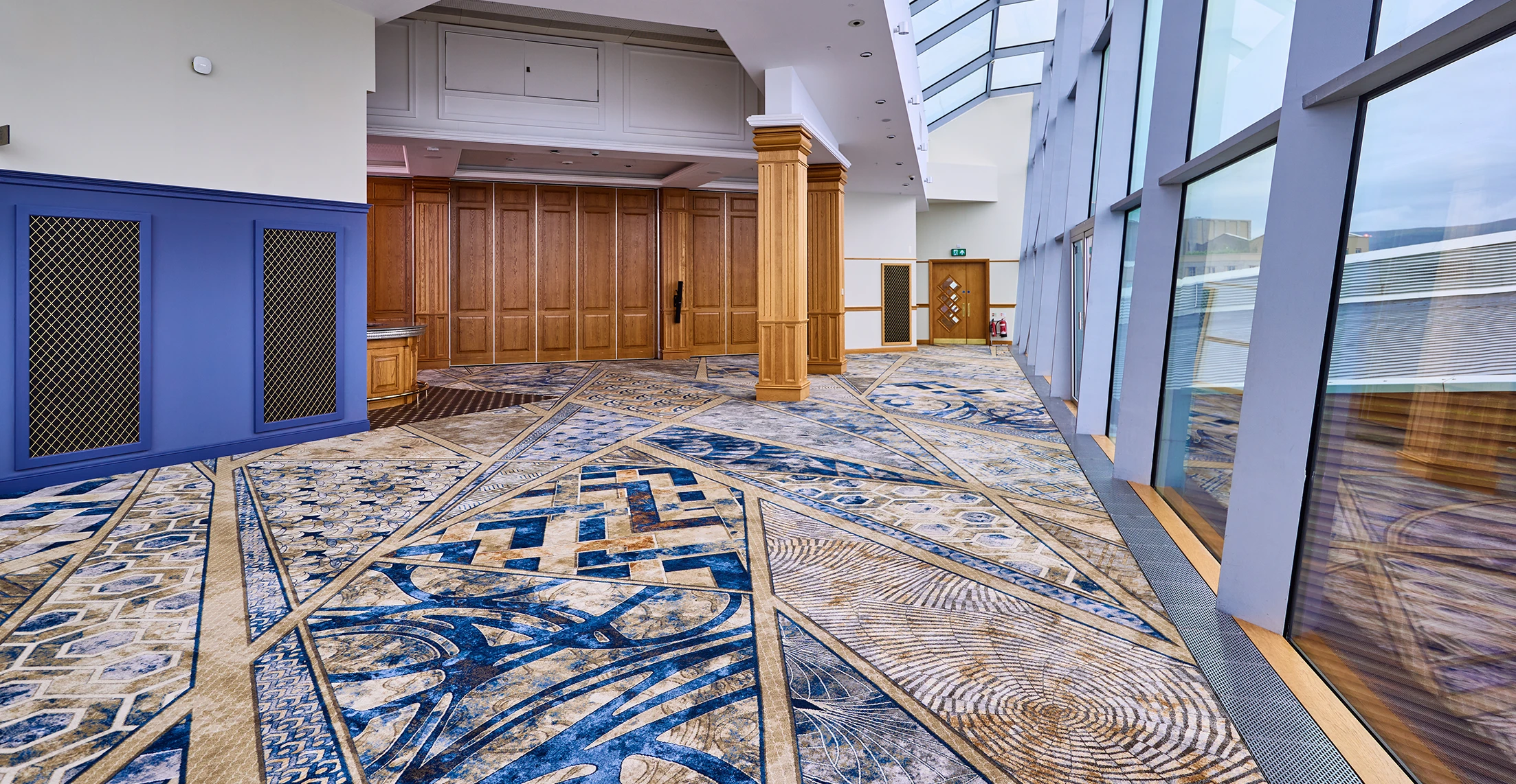 Custom carpets by Ulster Carpets for Titanic Belfast.