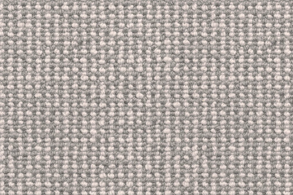 A swatch of Open Spaces Queenstown Swedish Grey from Ulster Carpets