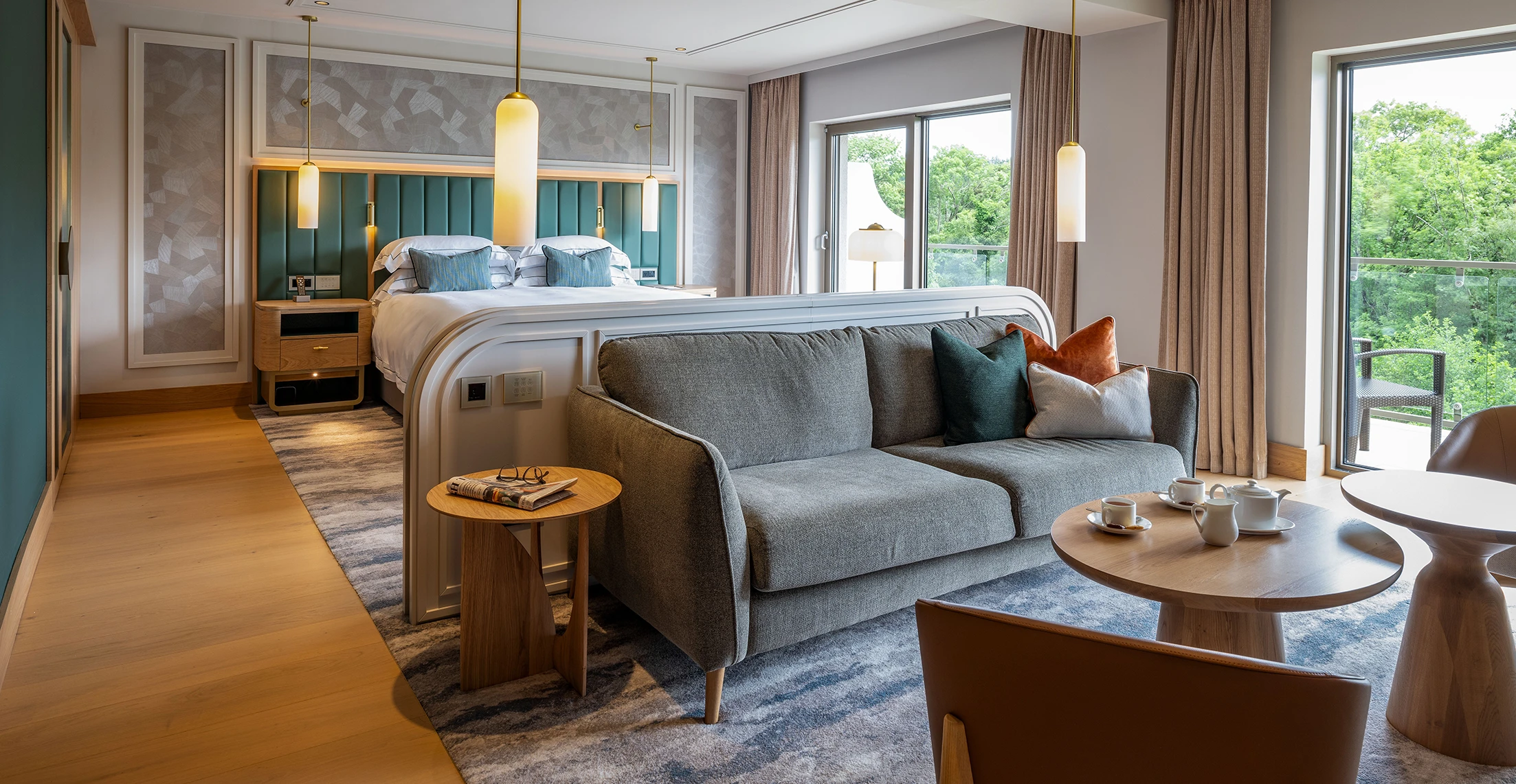 Custom rugs by Ulster Carpets at The Europe Hotel & Resort, Killarney.